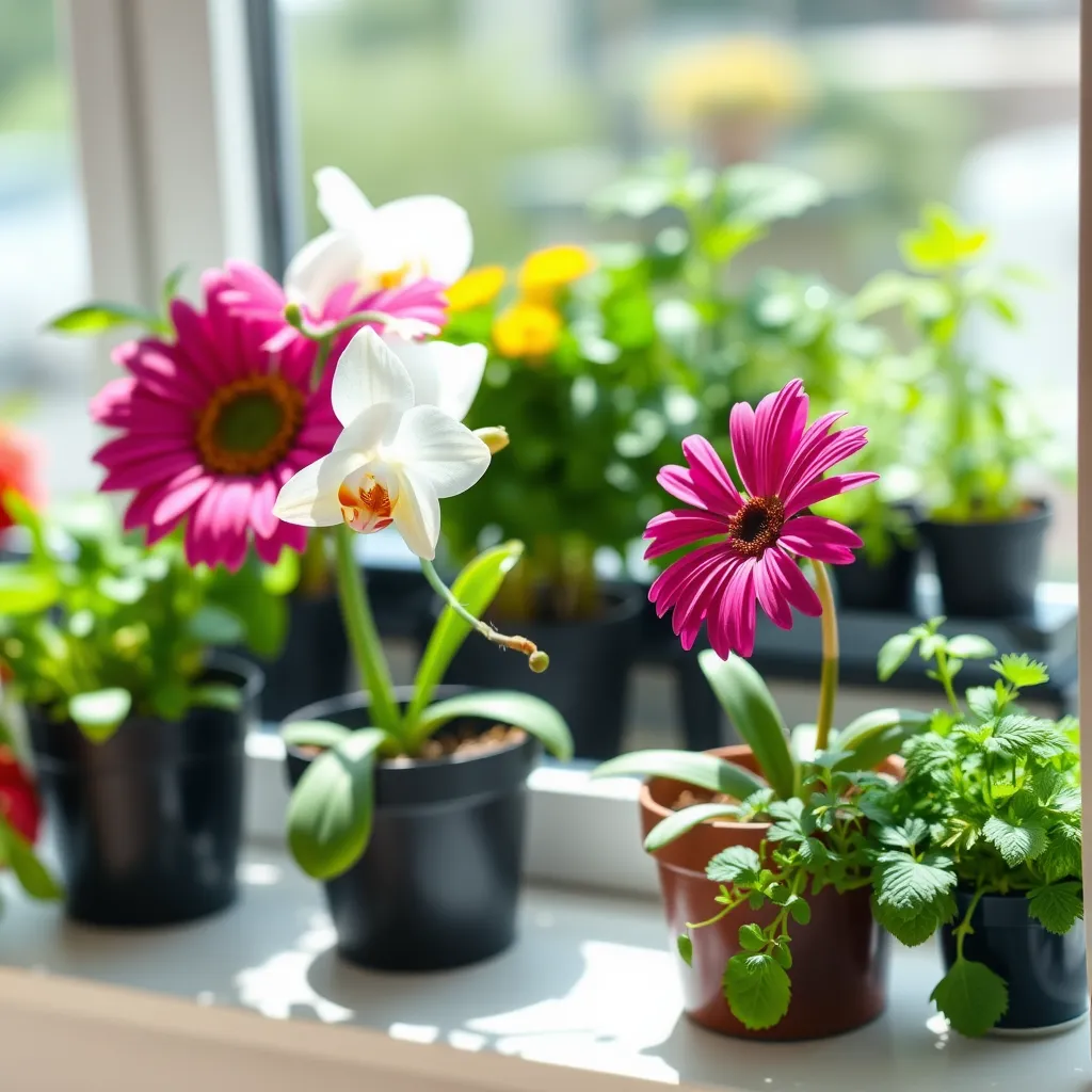 Kwiaty na słoneczny parapet – jakie gatunki warto wybrać?