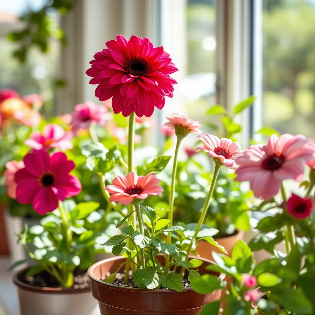 Kwiaty doniczkowe na słońce – jakie gatunki preferują nasłonecznione stanowiska?